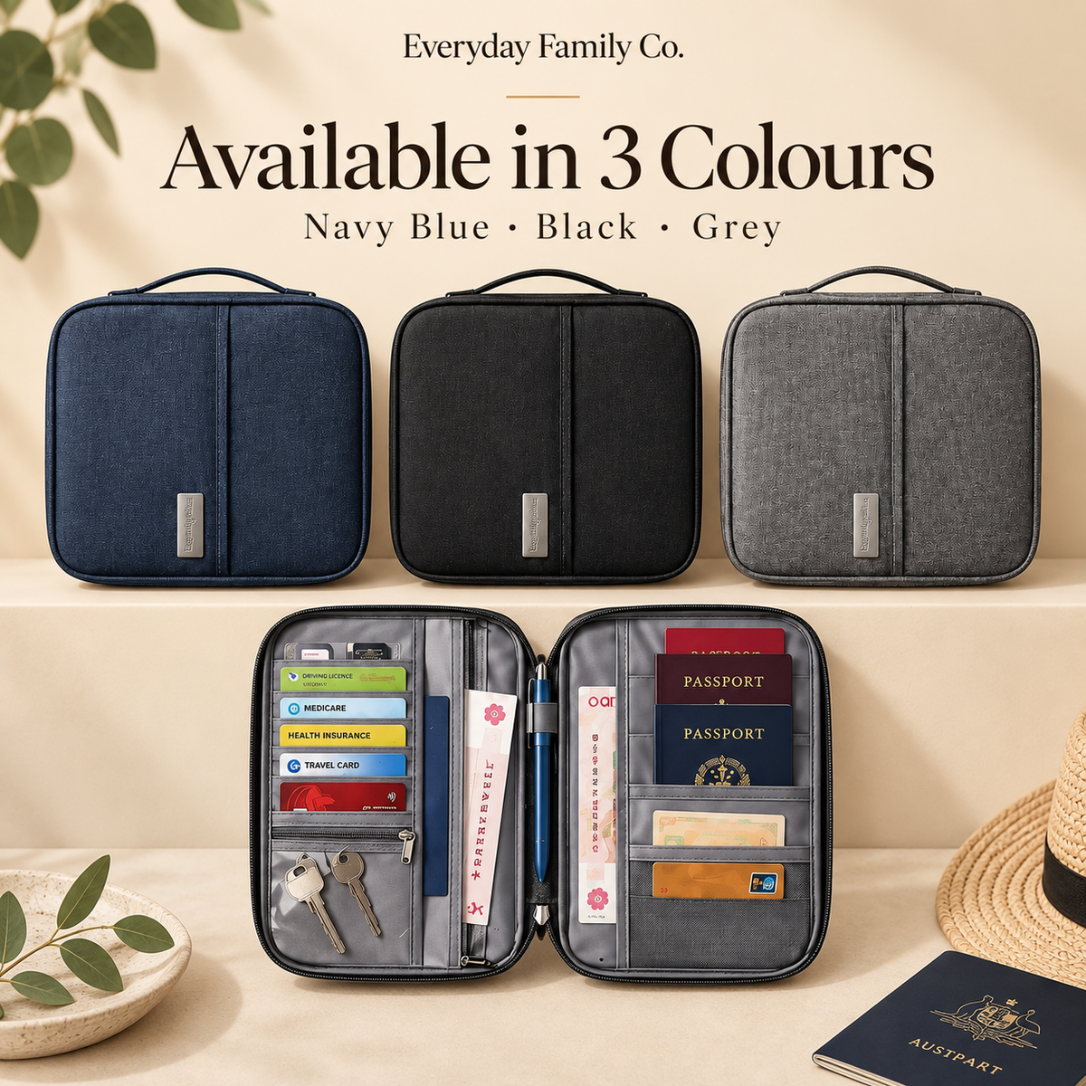 Family Travel Document Organizer