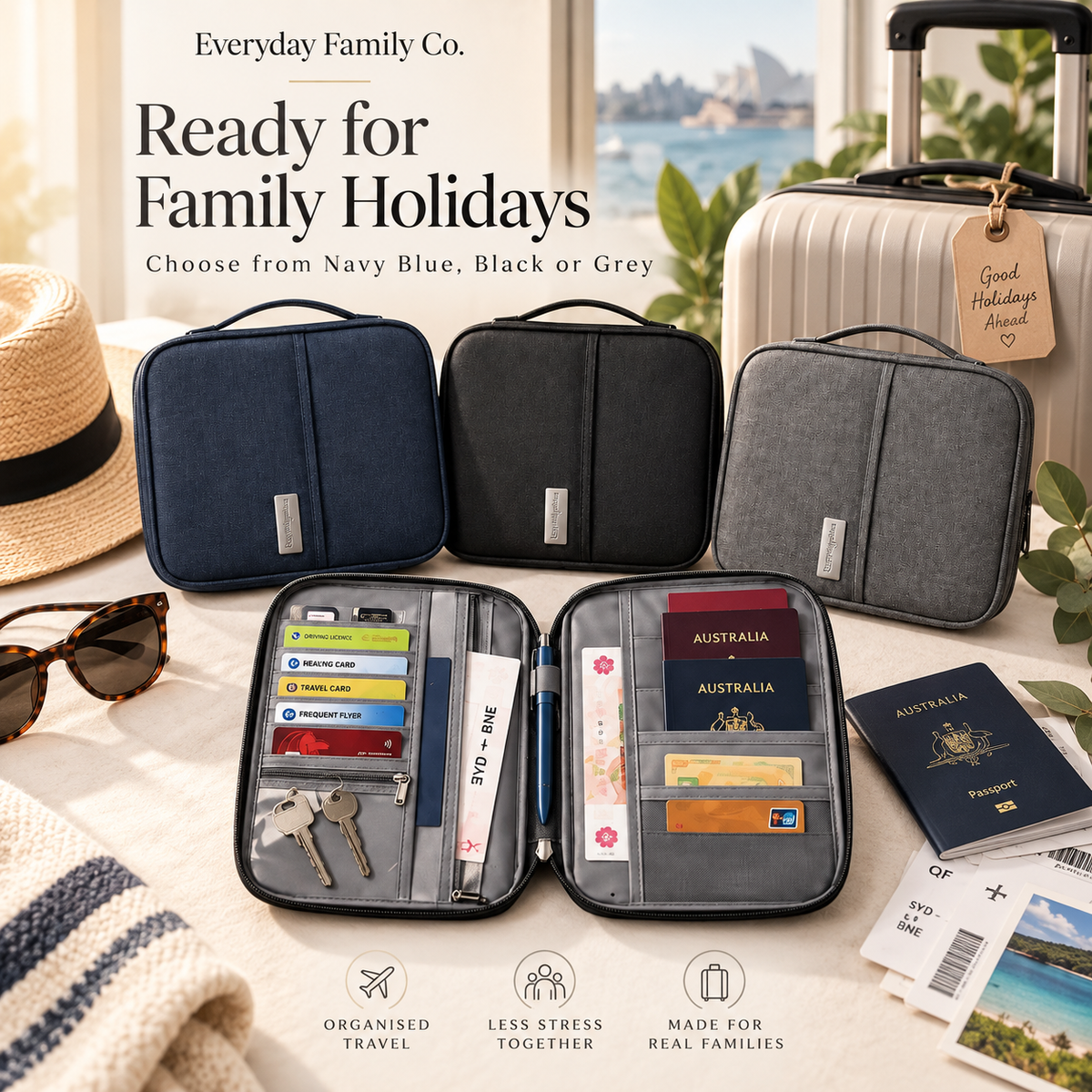 Family Travel Document Organizer