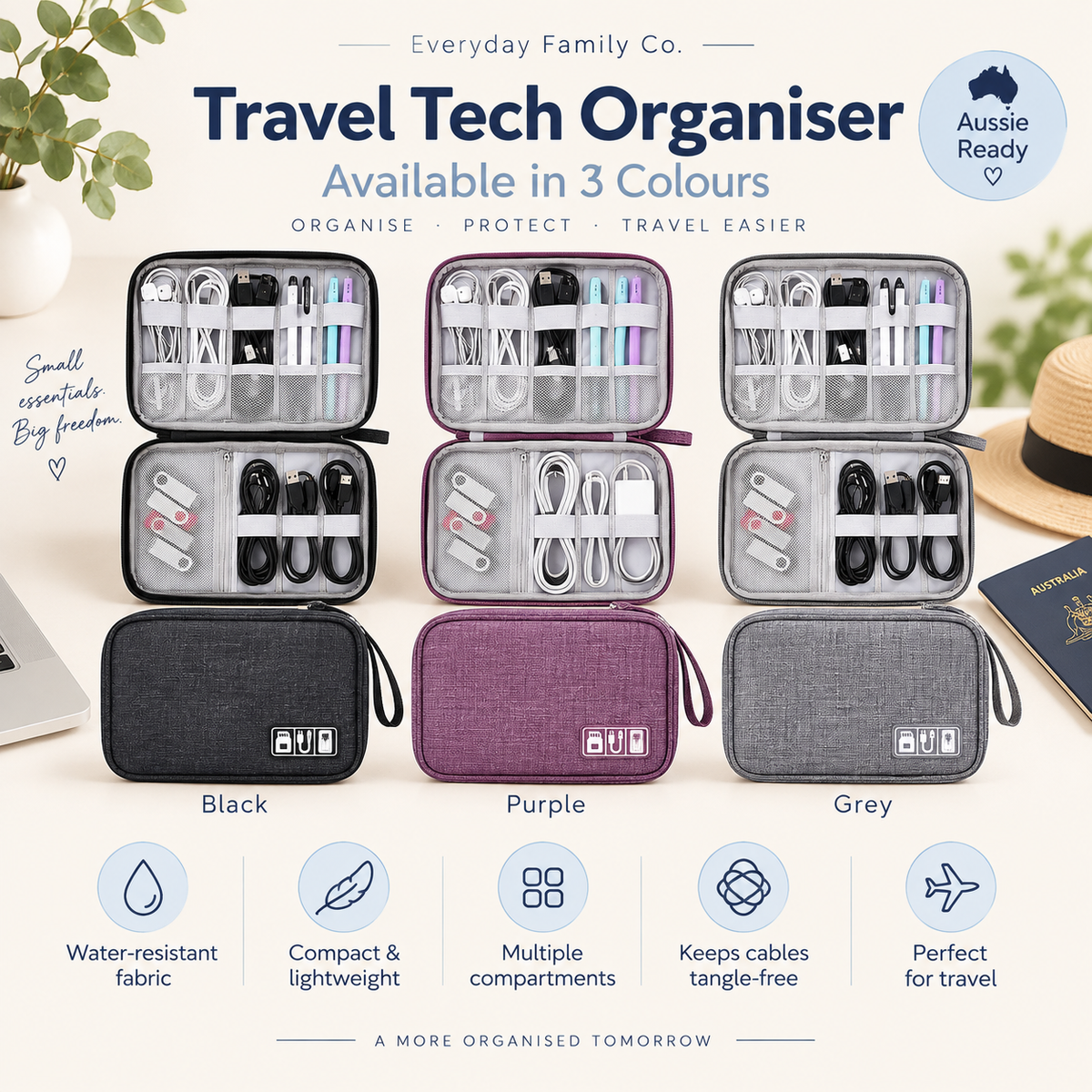 Family Travel Tech Organiser