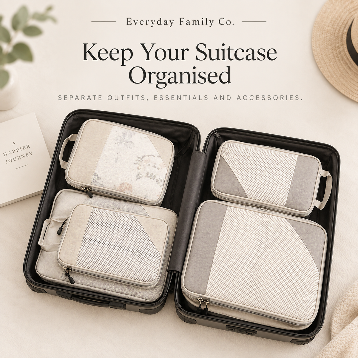 3-Piece Compression Packing Cubes Set