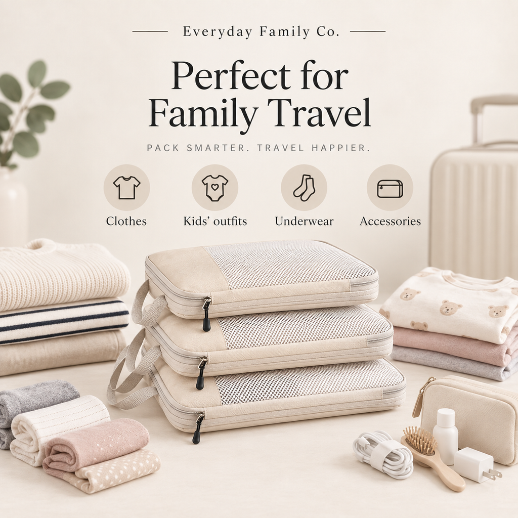 3-Piece Compression Packing Cubes Set