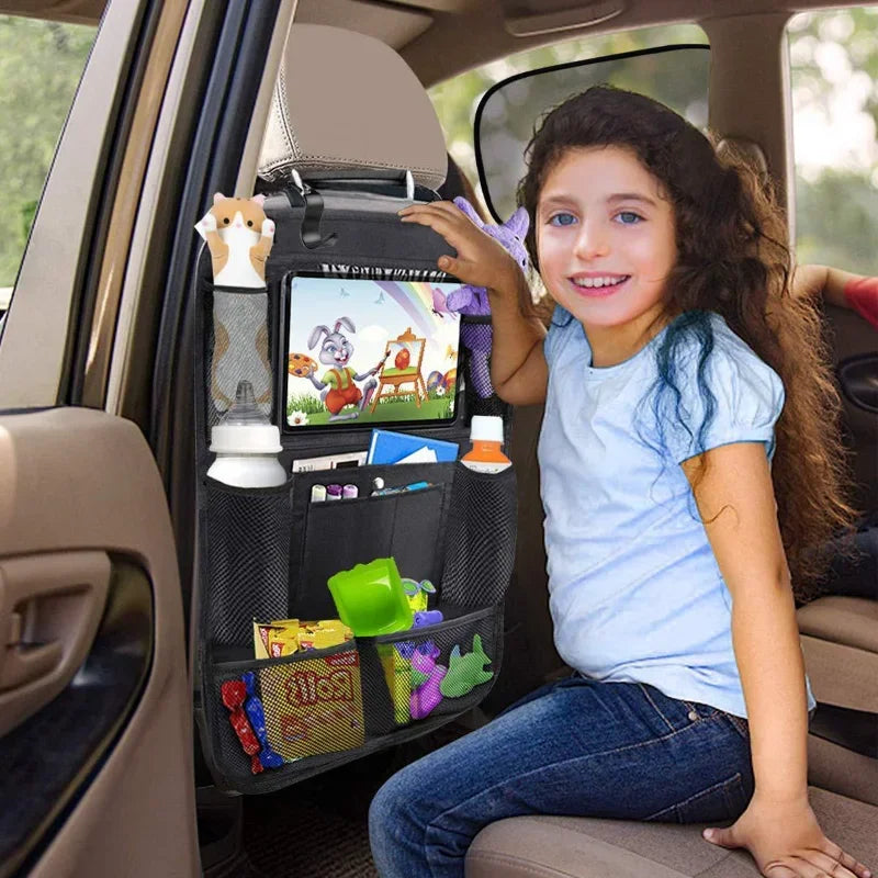 Car Back Seat Organiser with Tablet Holder – 1 Piece