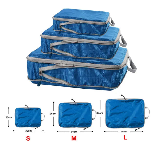 3-Piece Compression Packing Cube Set