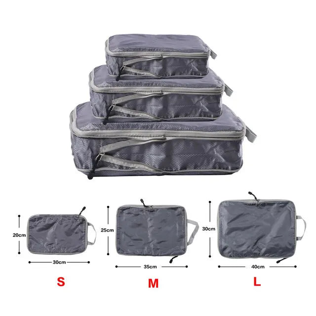 3-Piece Compression Packing Cube Set