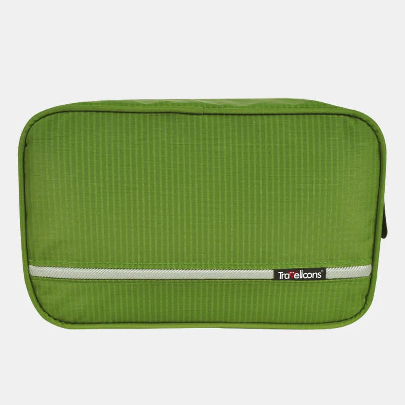 Hanging Travel Toiletry Organiser in Olive Green
