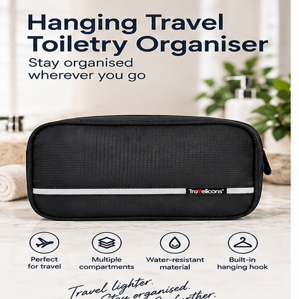 Hanging Travel Toiletry Organiser premium hero image